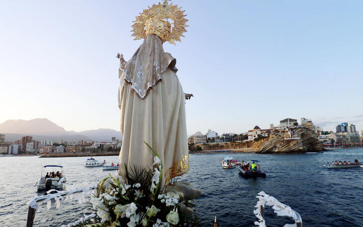 Benidorm inicia el jueves sus fiestas en honor a la Virgen del Carmen, que adelantan este año la tradicional procesión marinera 